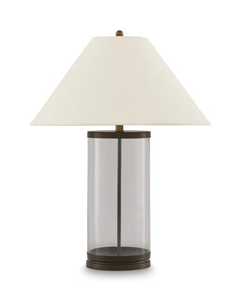 Junrow Glass Table Lamp (1/CN) - Clear/Brown