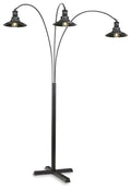 Sheriel Metal Arc Lamp (1/CN) - Black
