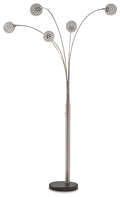 Winter Metal Arc Lamp (1/CN) - Silver Finish