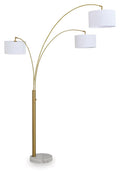 Valo Metal Arc Lamp (1/CN) - Gold Finish