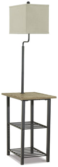 Shianne Metal Tray Lamp (1/CN) - Black