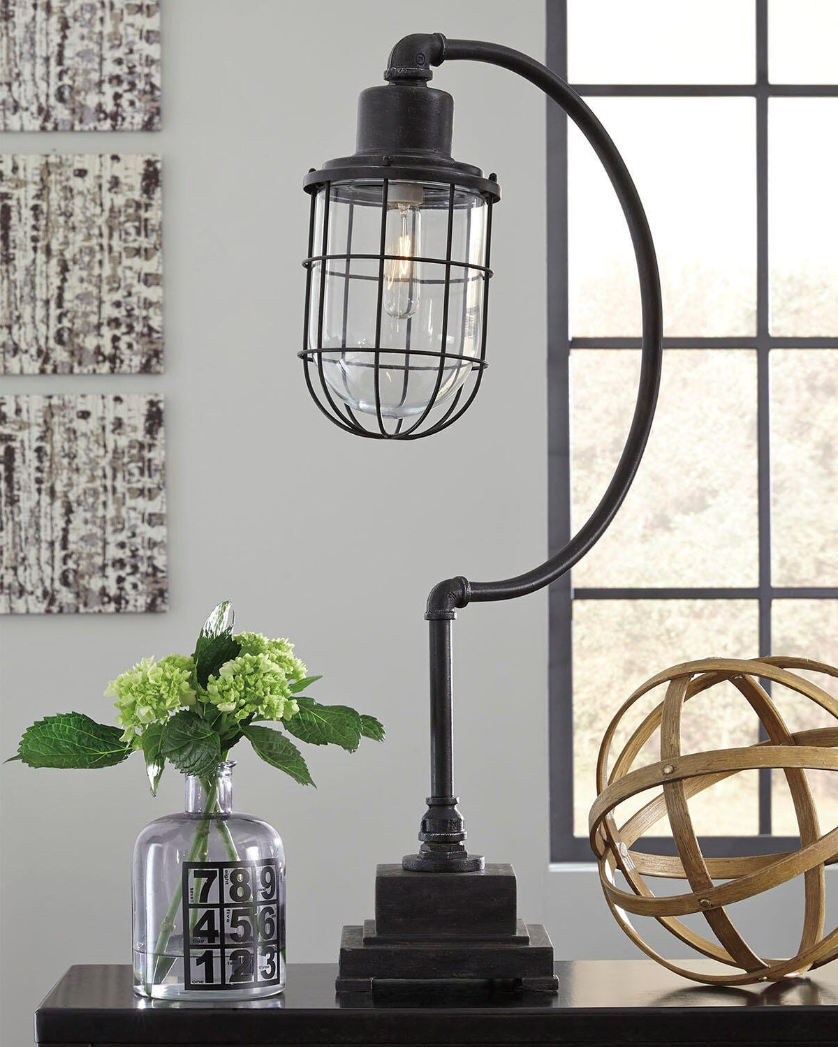 Jae Metal Desk Lamp (1/CN) - Antique Black
