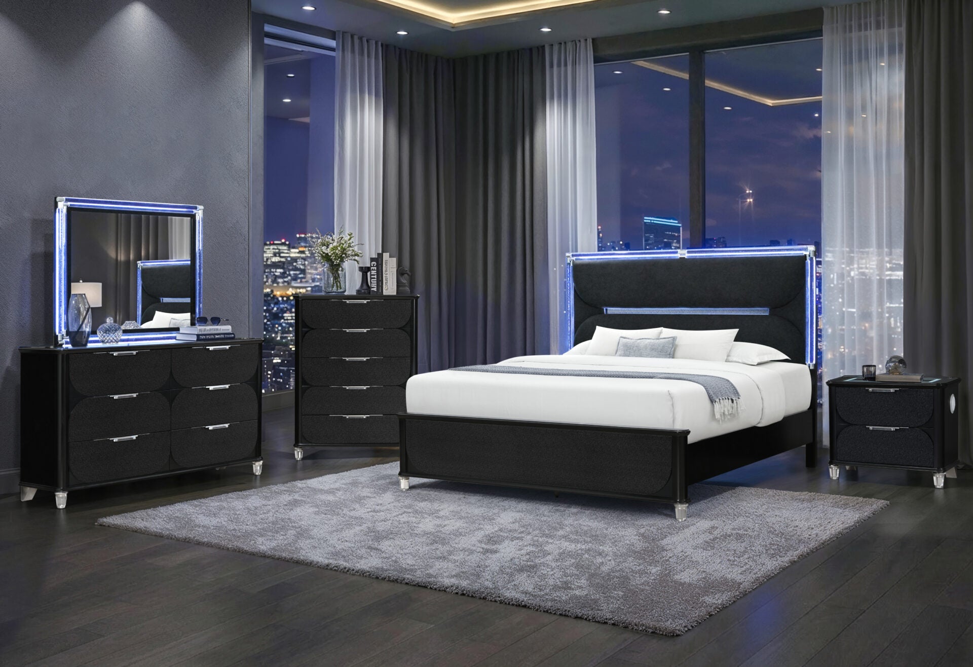 Lando Bedroom Collection - Black