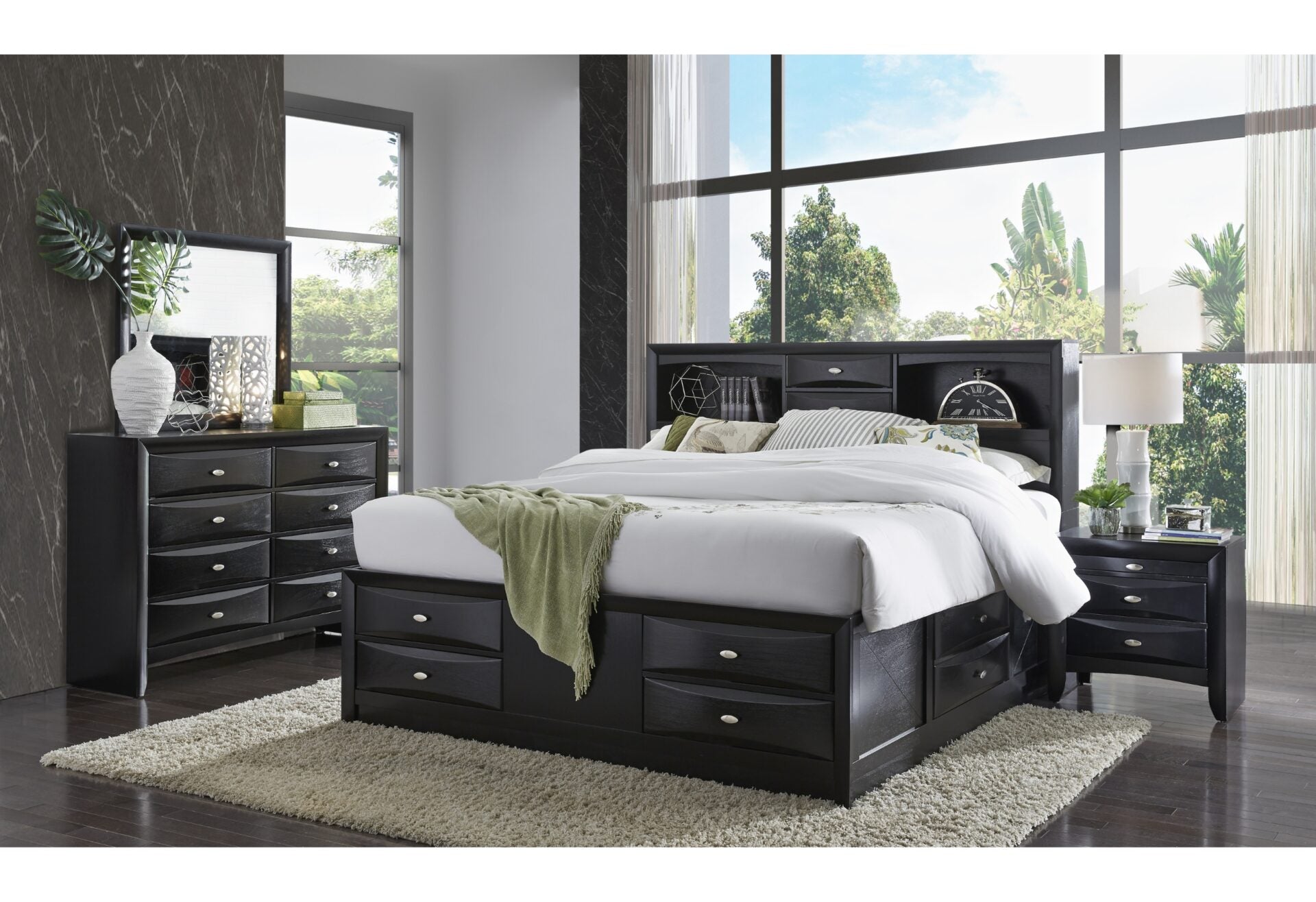 Linda Bedroom Collection - Black