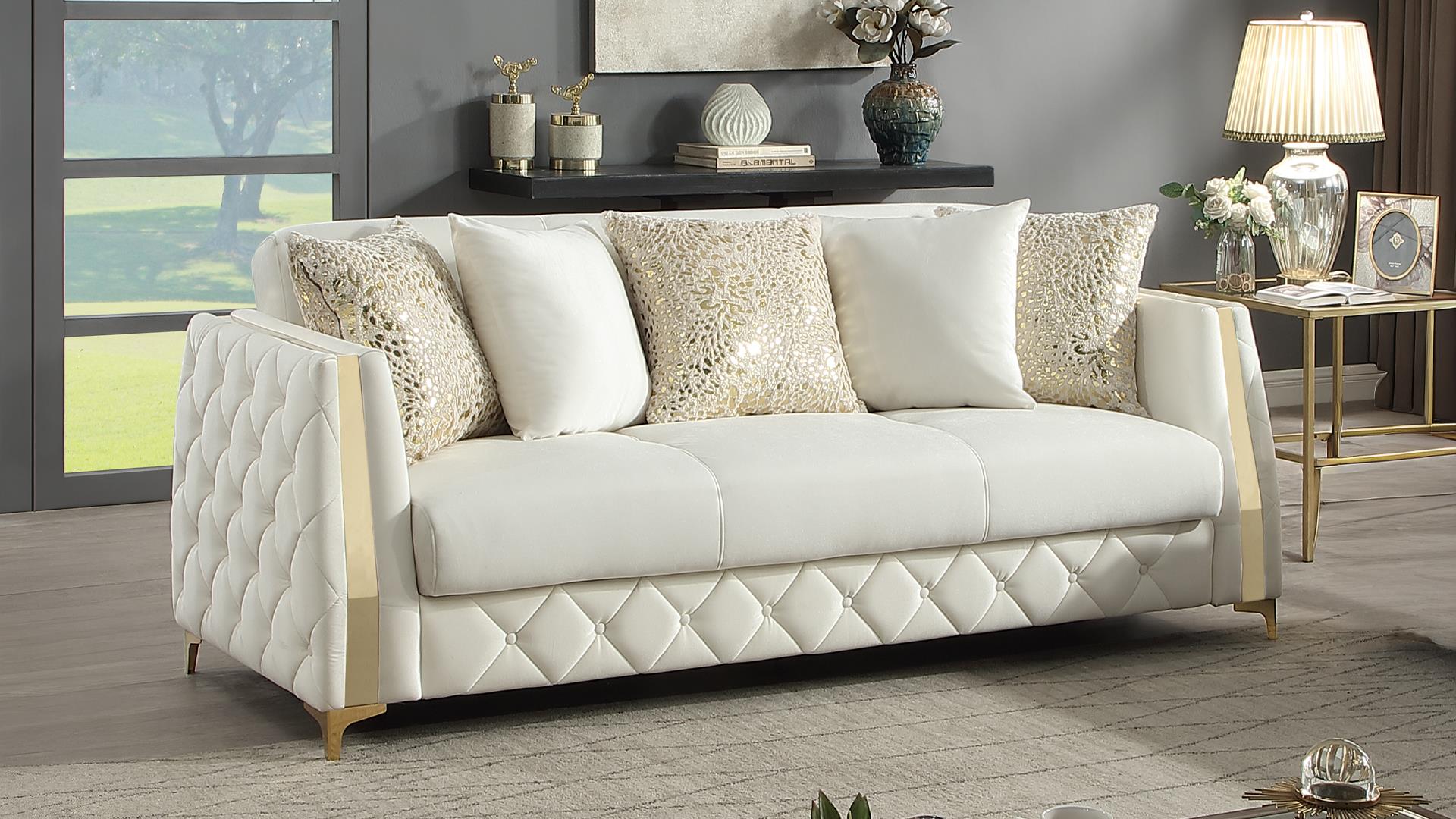 Lippa Living Room Collection - Off White