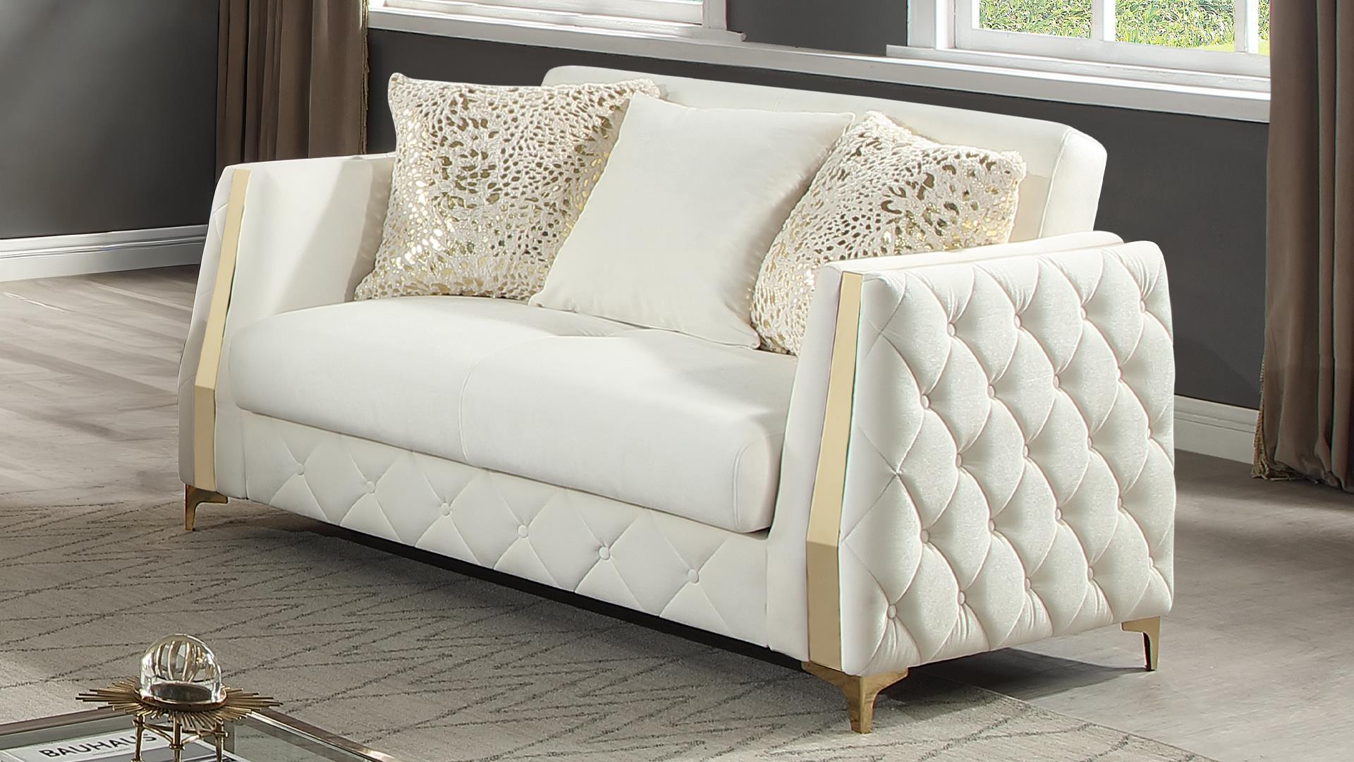 Lippa Living Room Collection - Off White