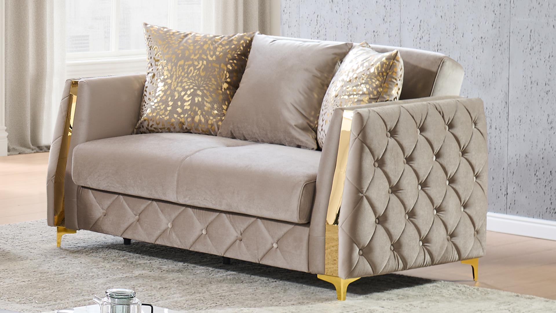 Lippa Living Room Collection - Taupe