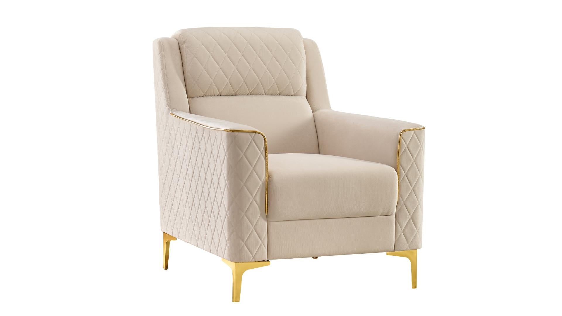 Lisa Living Room Collection - Beige