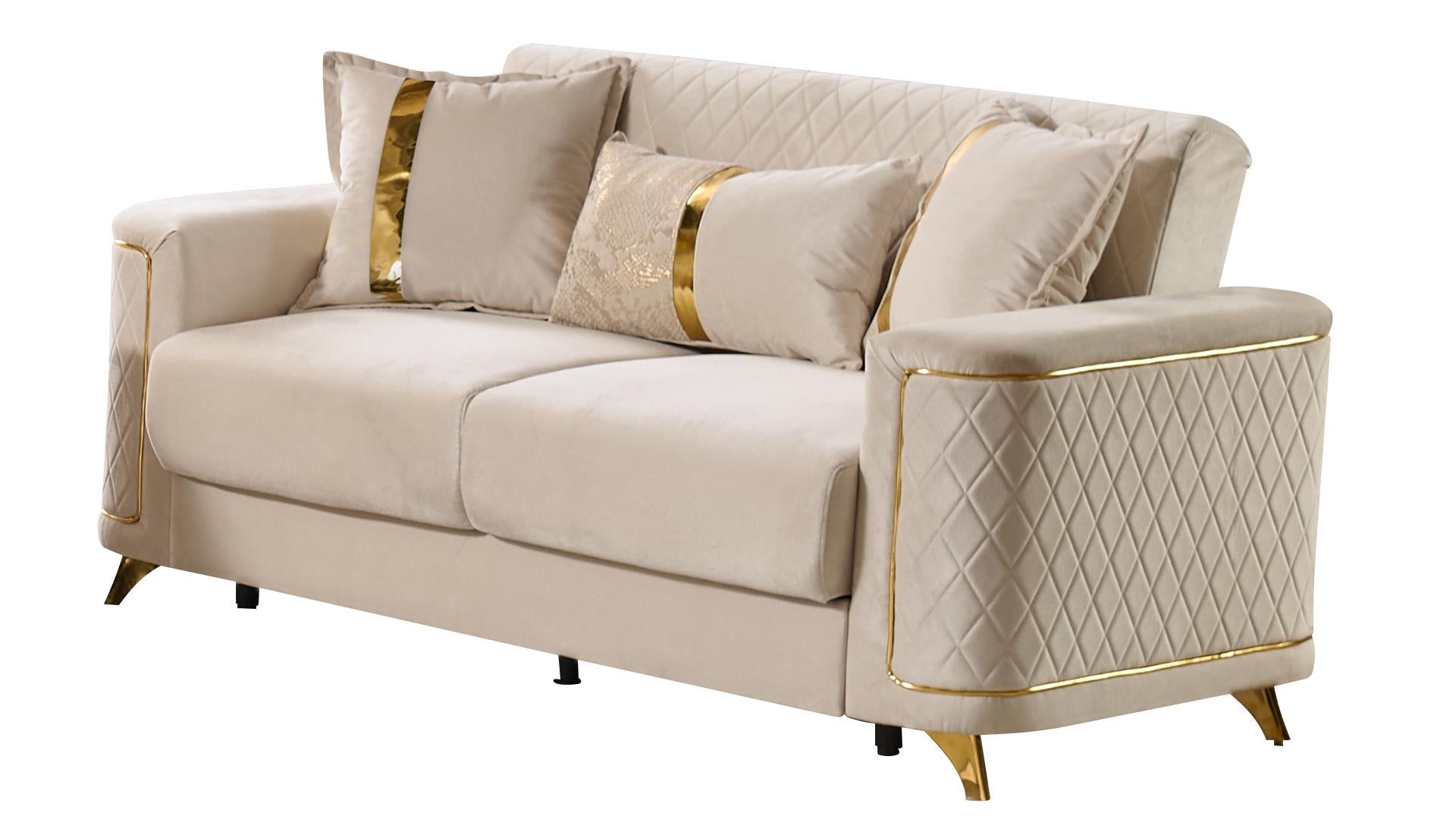 Lisa Living Room Collection - Beige