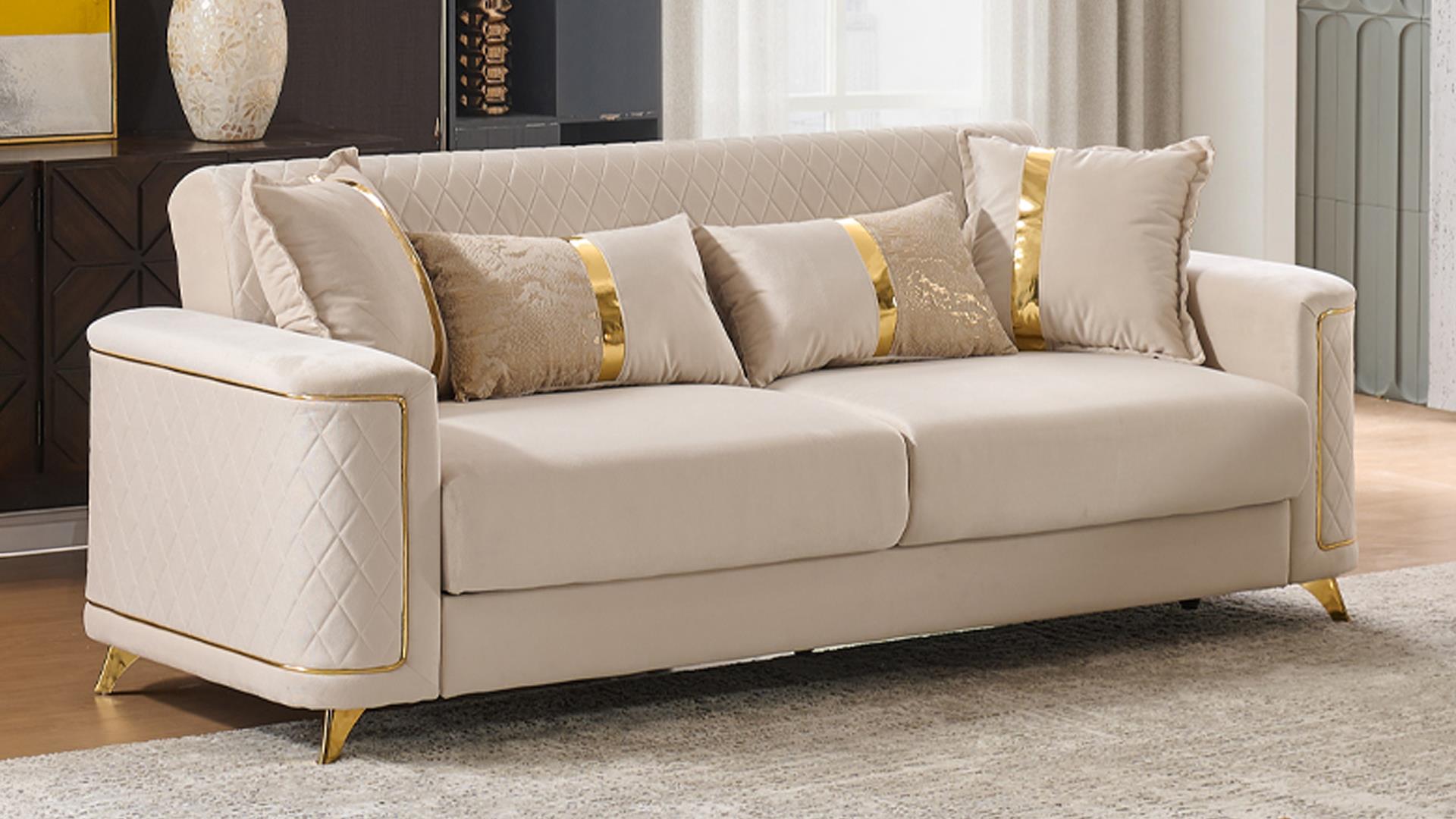 Lisa Living Room Collection - Beige