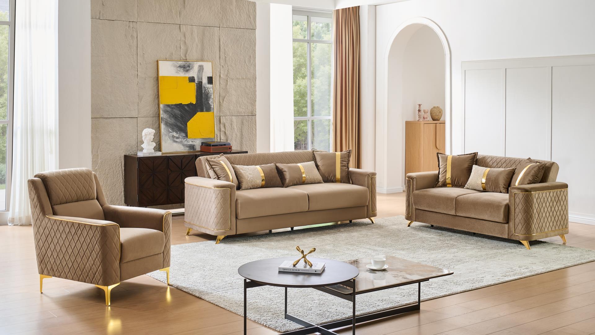 Lisa Living Room Collection - Copper