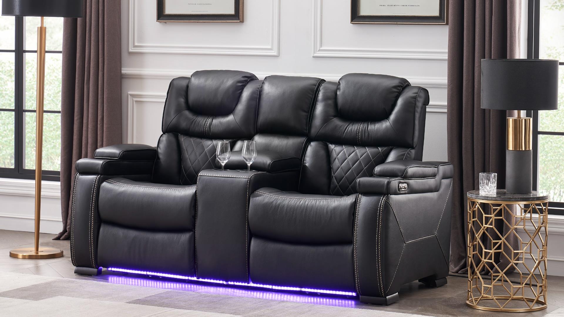 Lexus Living Room Collection - Black