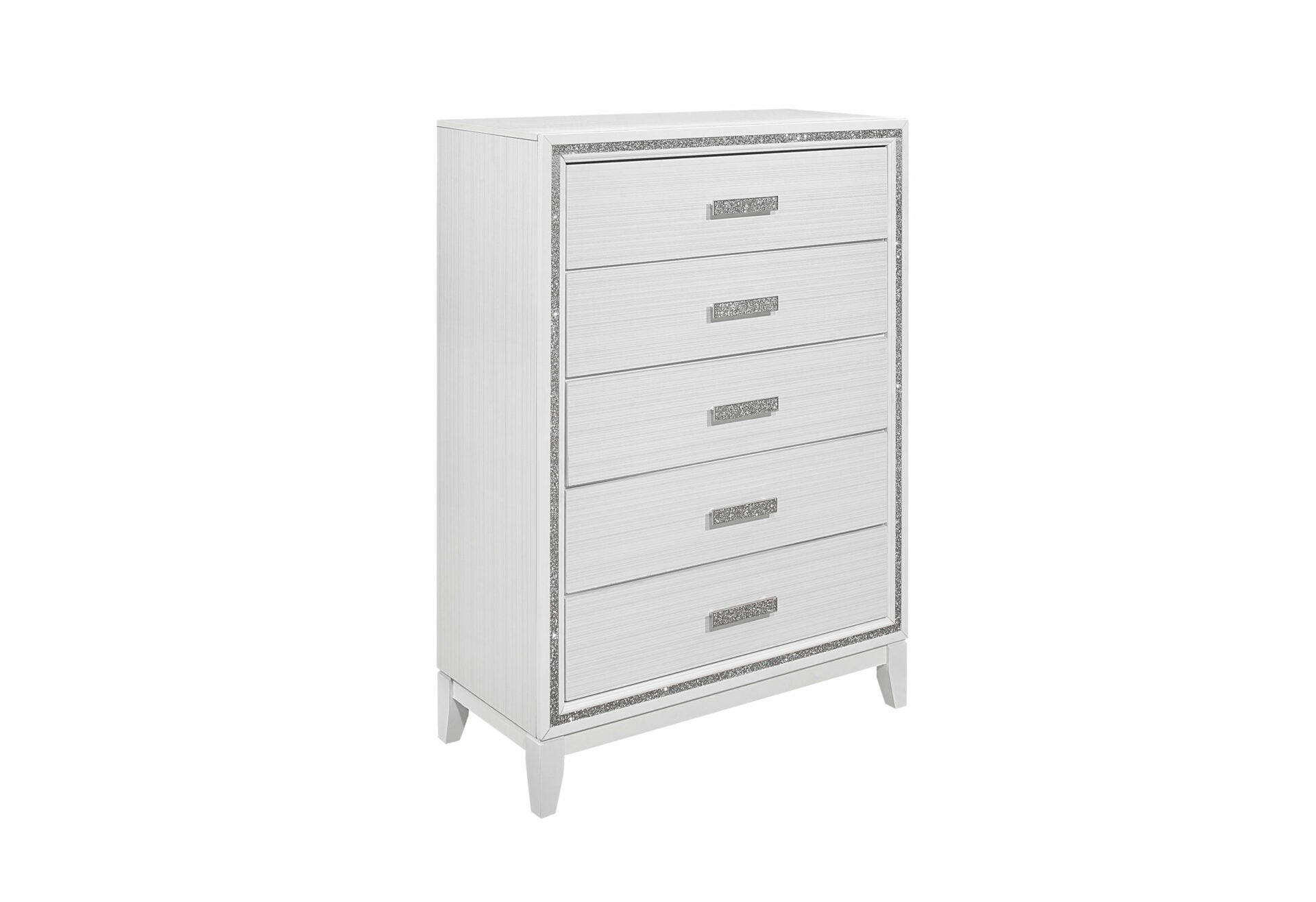 LILY WHITE QUEEN BEDROOM SET 5PCS