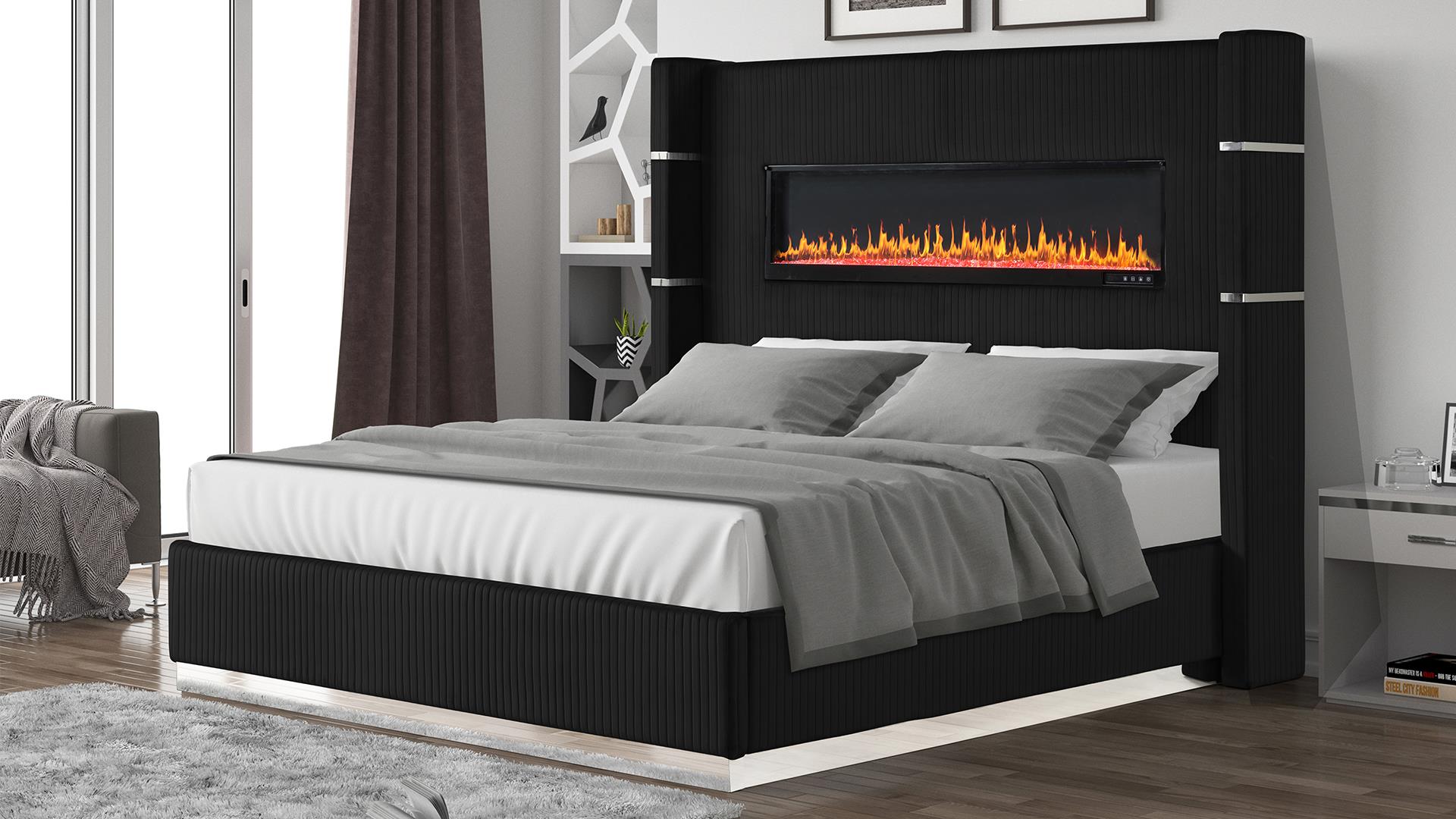 Lizelle Beds in Black