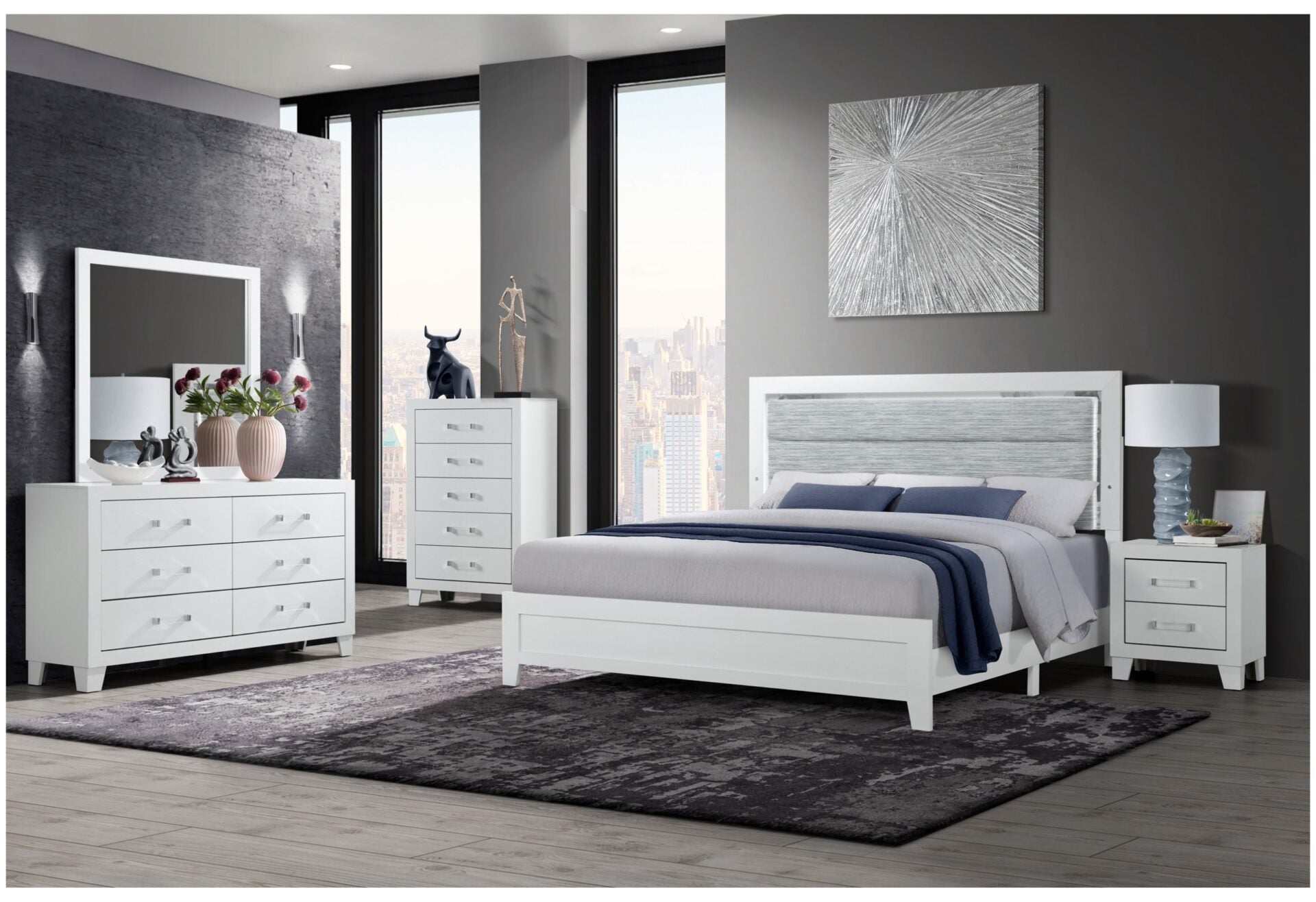 Luccia Bedroom Collection - White