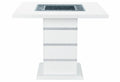 Monaco White Bar Table