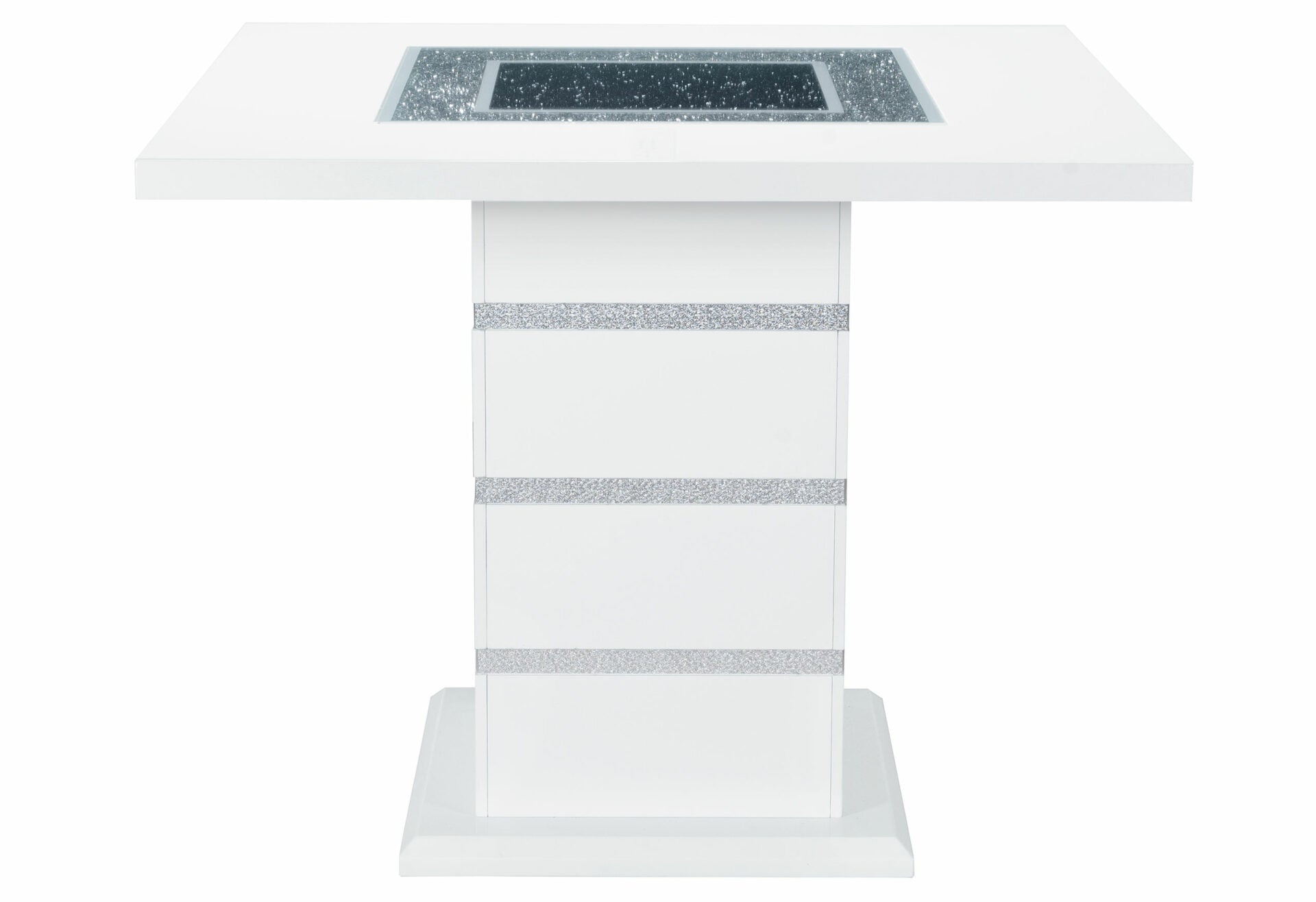 Monaco White Bar Table