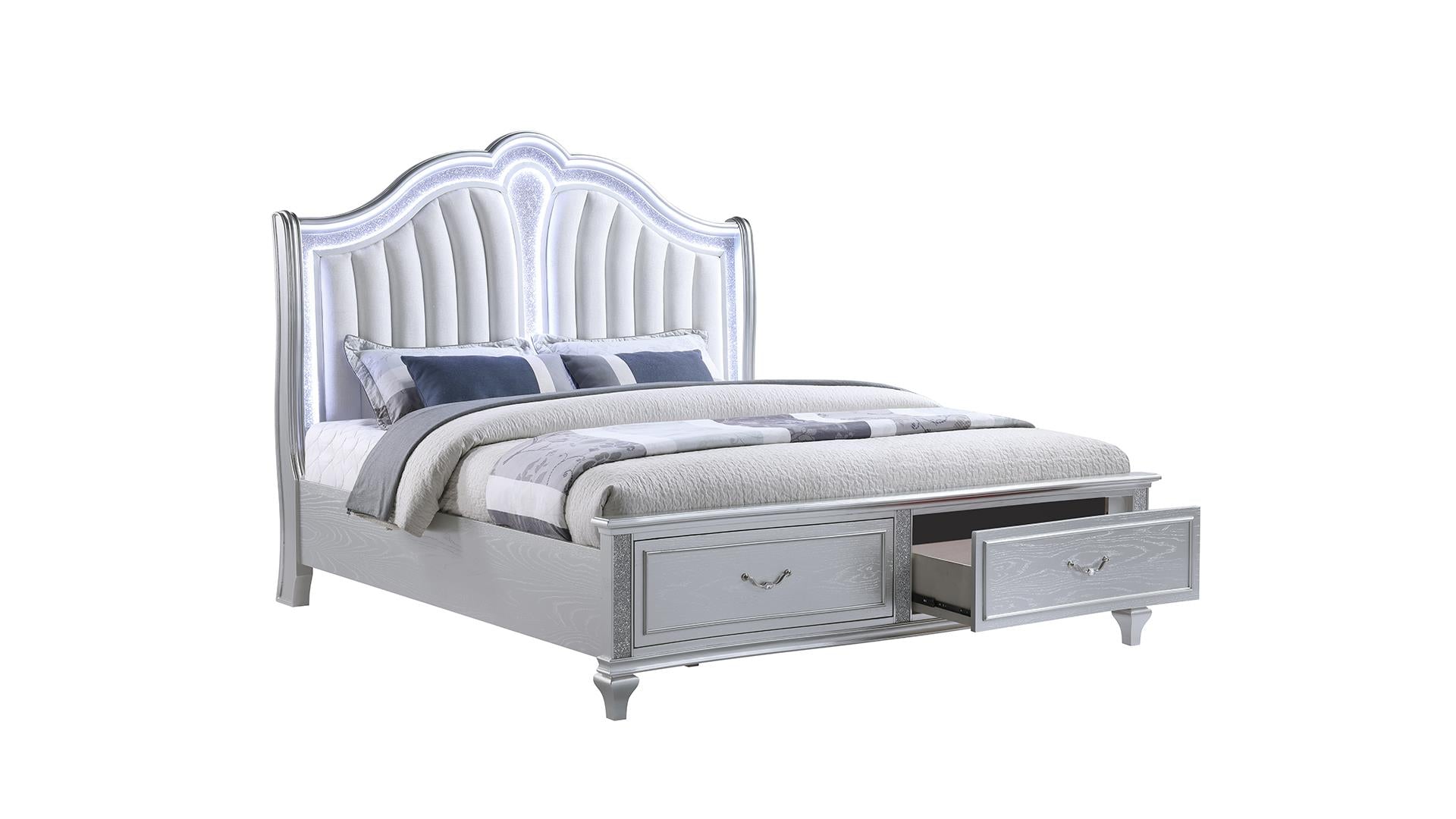Mystic Bedroom Collection - Silver