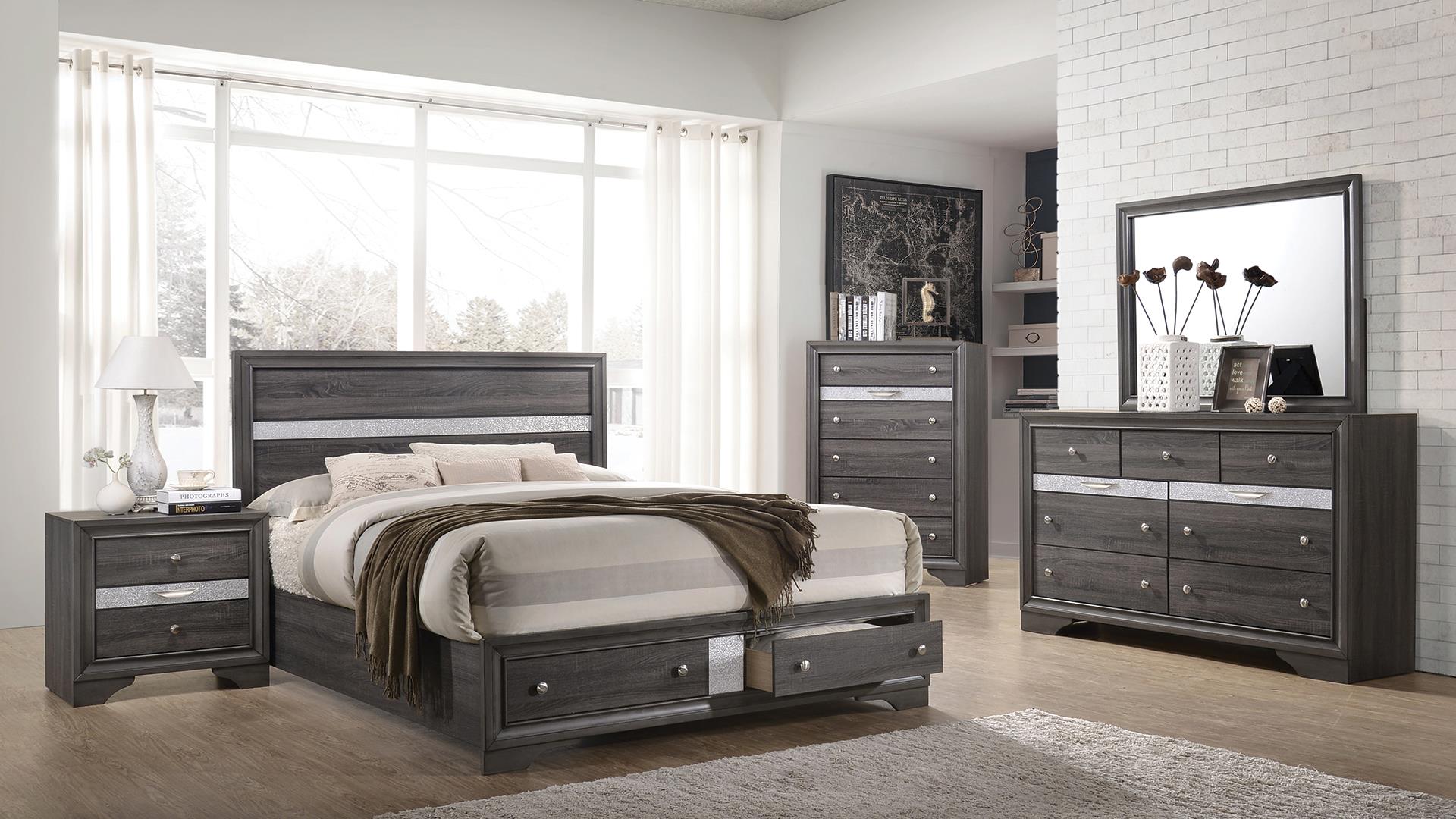 Matrix Bedroom Collection - Gray