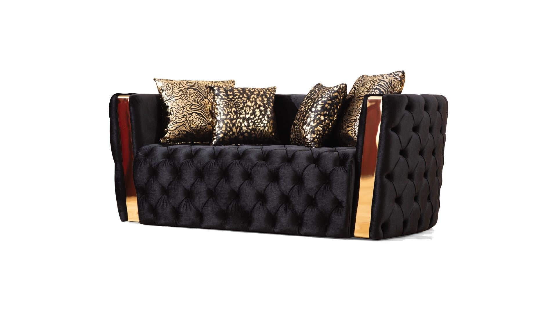 Naomi Living Room Collection - Black