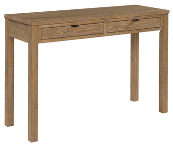 Denbourne Console Sofa Table - Natural/White Wash