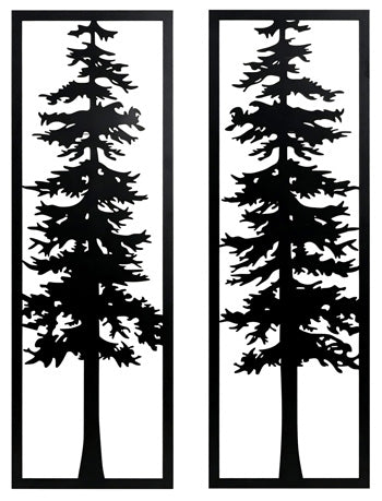 Bondwell Wall Decor Set (2/CN) - Black