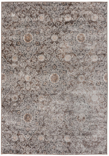 Devney Rugs Collection - Brown/Ivory/Rust