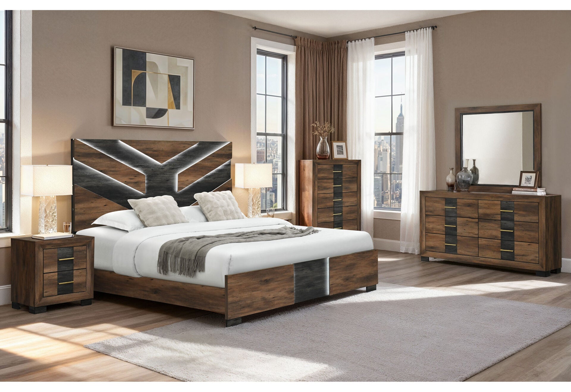 Optimus Bedroom Collection - Black