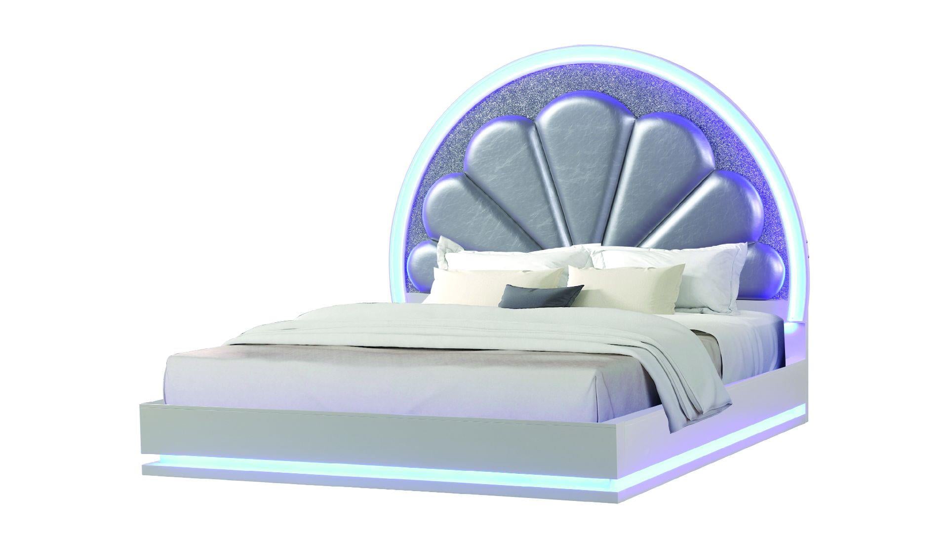 Perla Bedroom Collection - Milky White