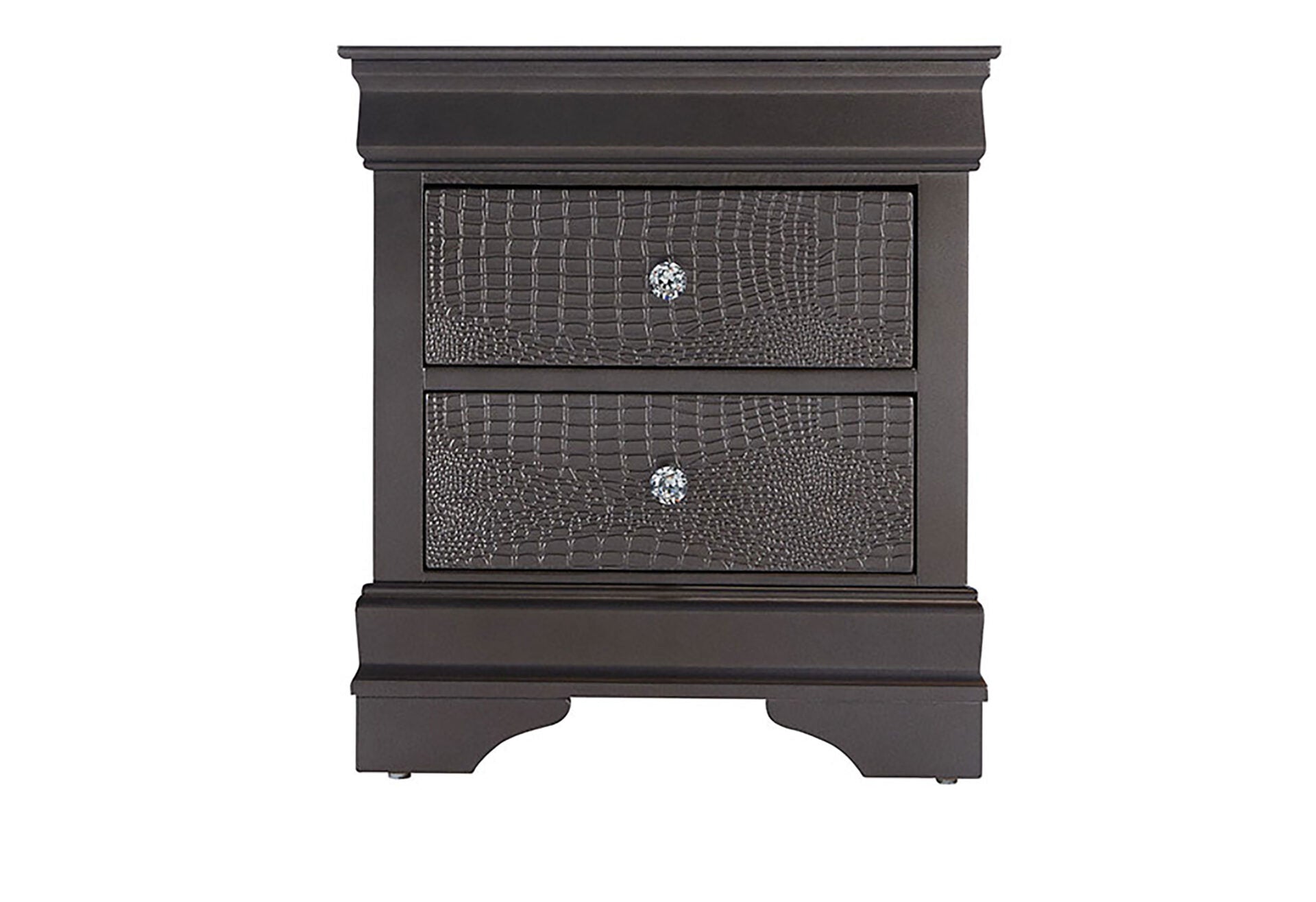 Pompei Bedroom Collection - Metallic Grey