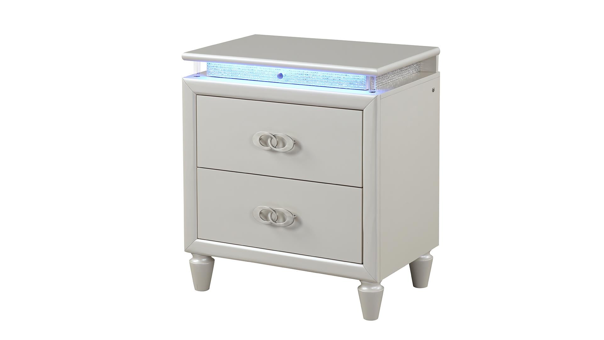 Perla Bedroom Collection - Milky White