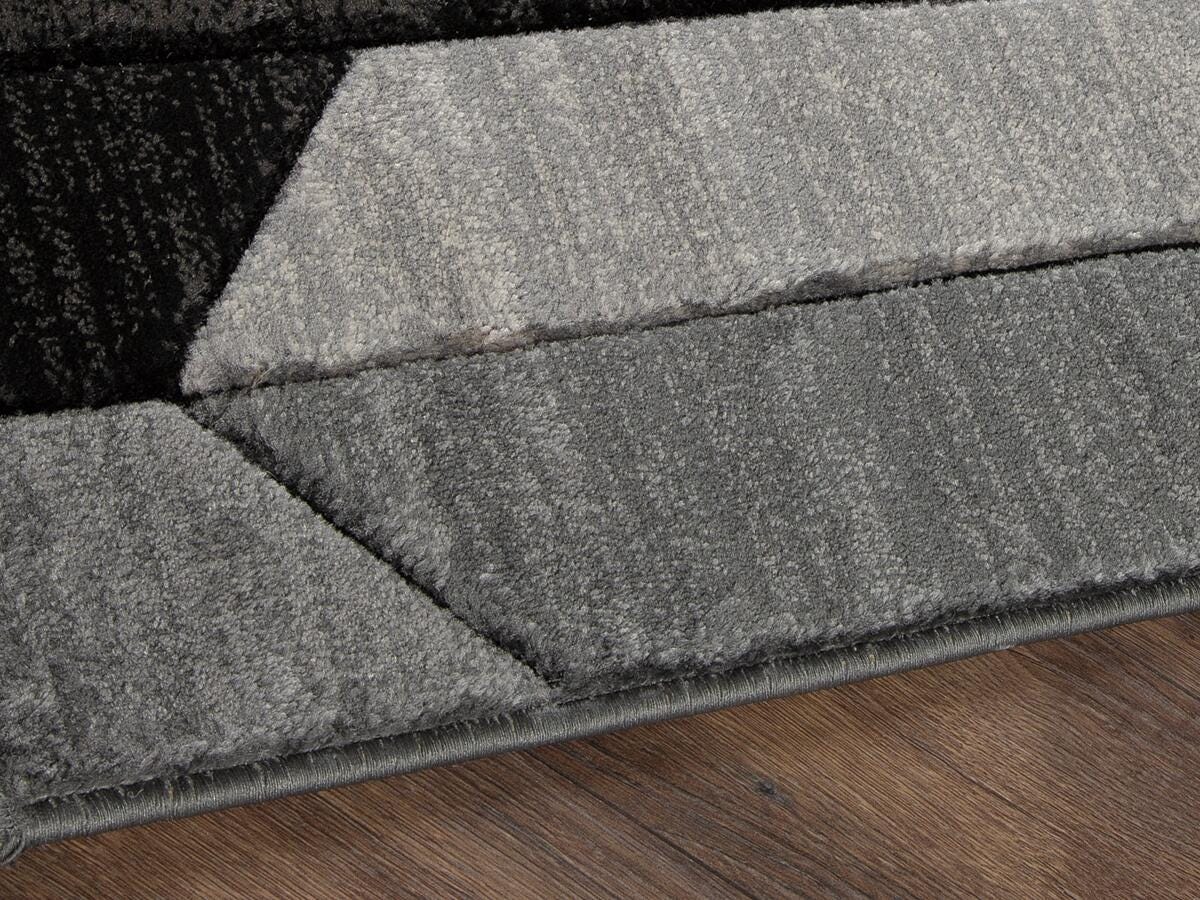 Chayse Rugs Collection - Black/Gray