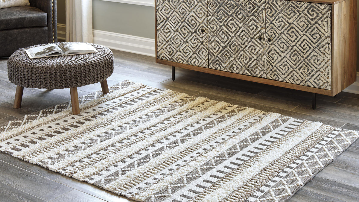 Karalee Rugs Collection - Ivory/Brown