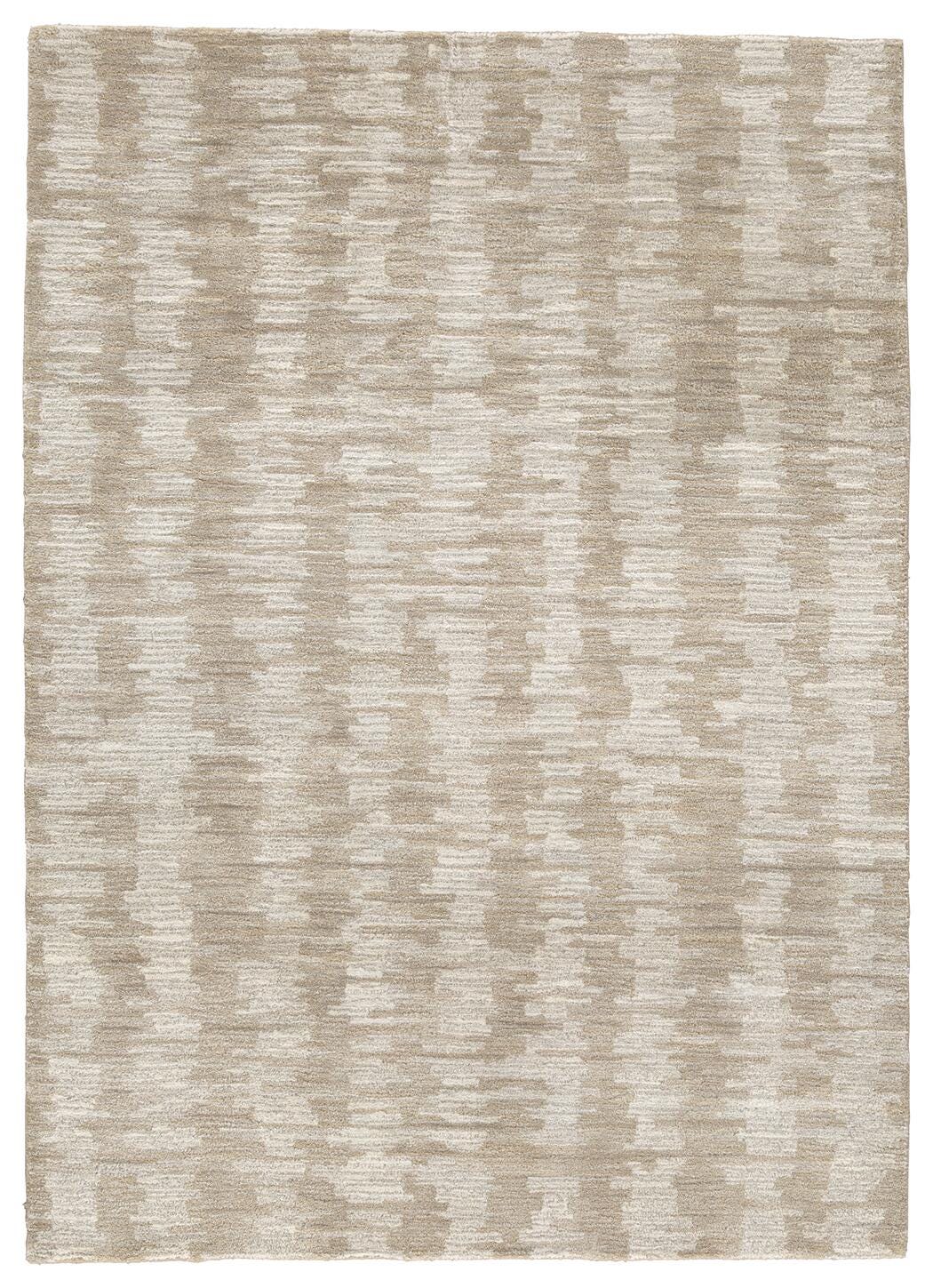 Abanlane Medium Rug - Brown/Cream