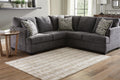 Abanlane Medium Rug - Brown/Cream