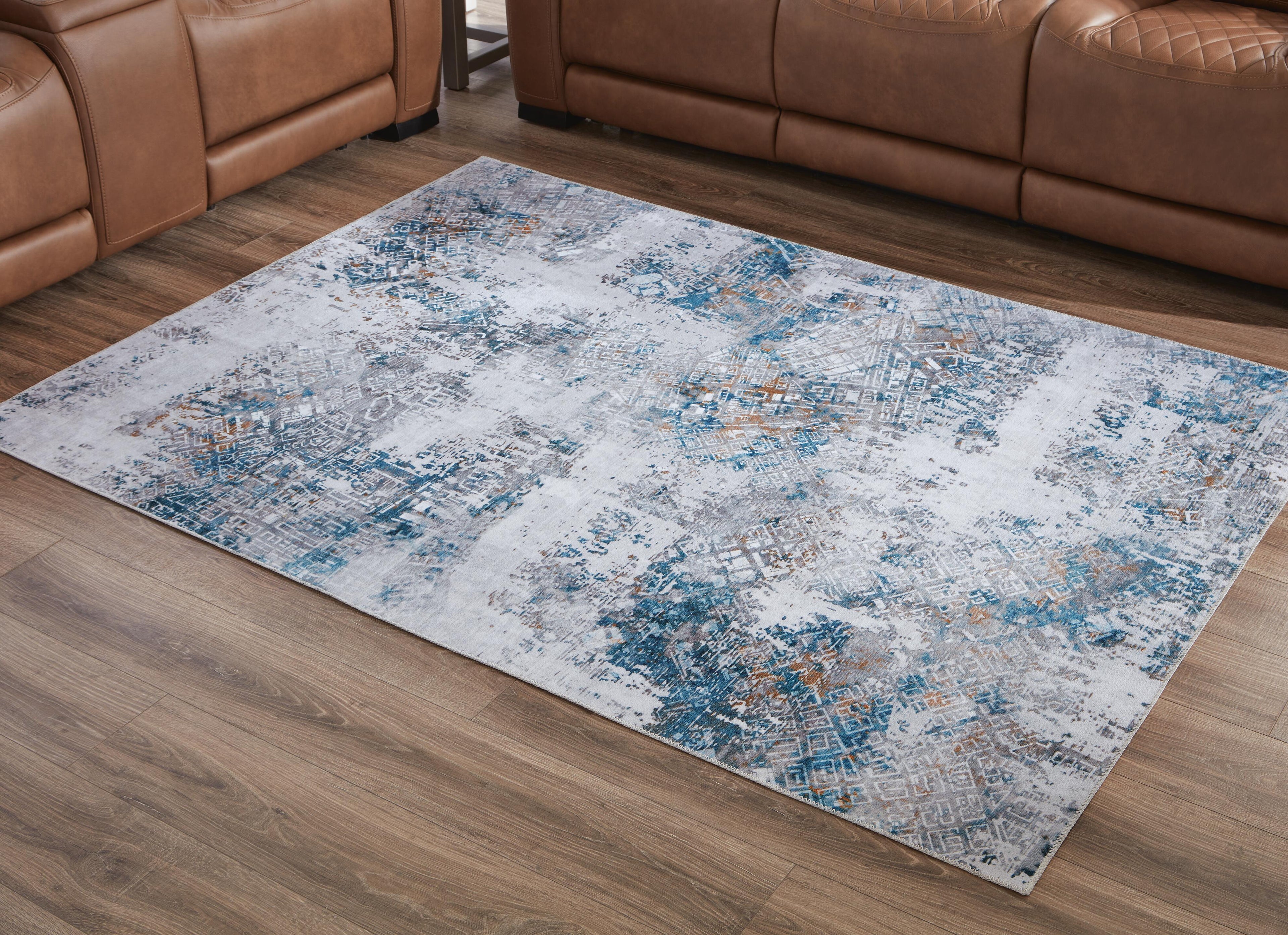 Garyard Washable Medium Rug - Multi