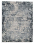 Langrich Medium Rug - Blue/Gray/Cream