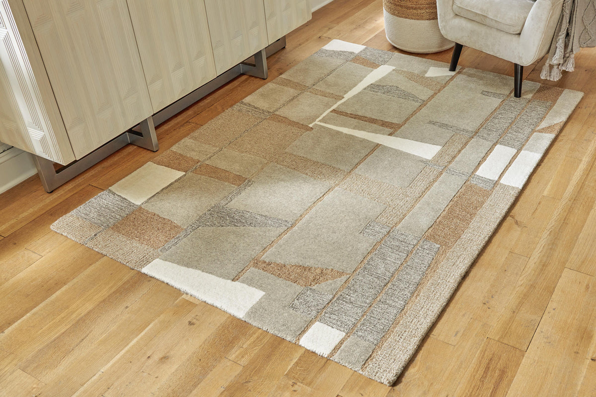 Abbotton Rugs Collection - Taupe/Gray/Caramel