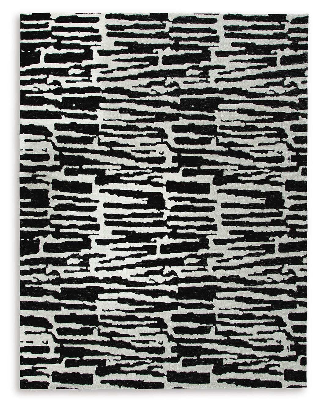 Bramshaw Rugs Collection - Black/Ivory