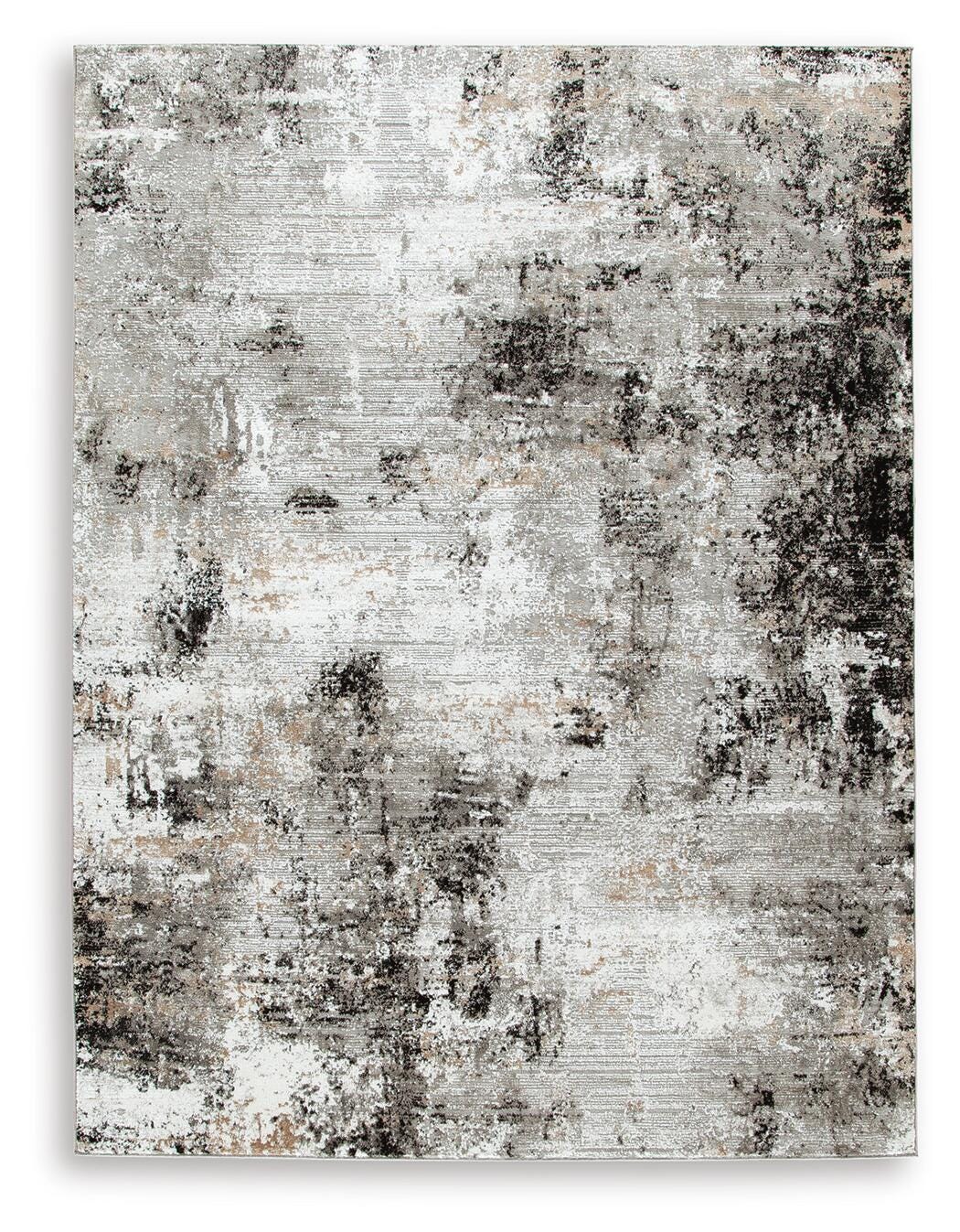 Langwell Rugs Collection - Black/Gray/White