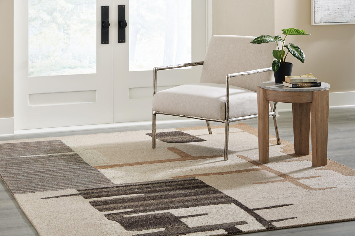 Kencher Rugs Collection - Beige/Brown