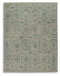 Jossland Rugs Collection - Green/Ivory
