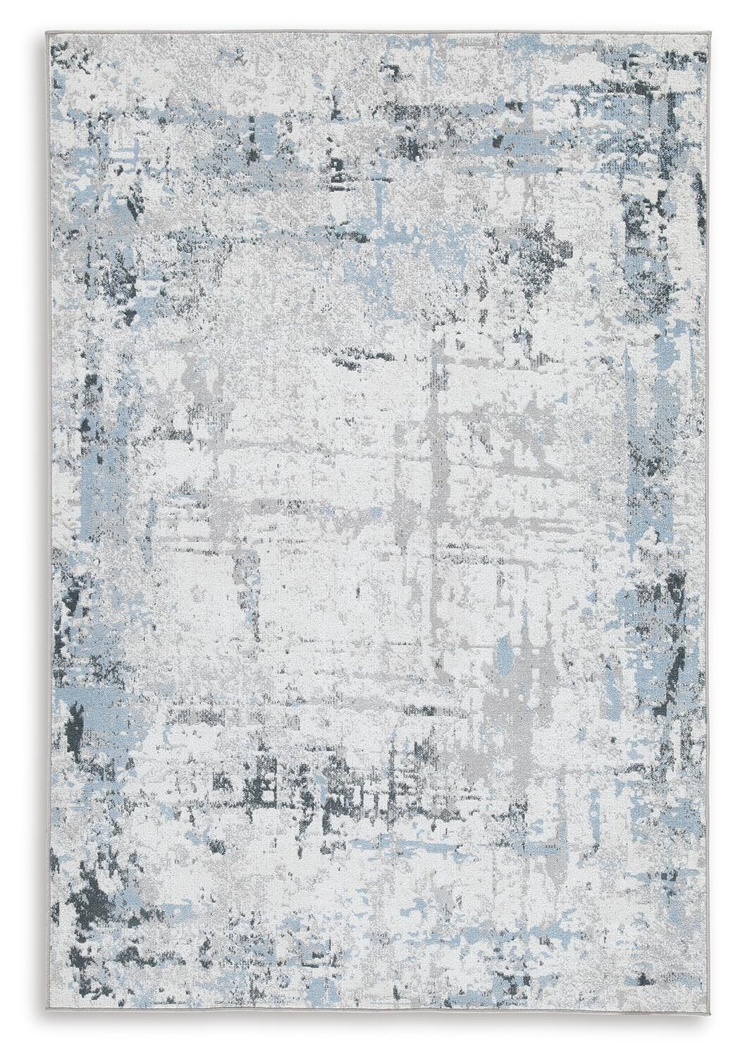 Emertonly Rugs Collection - Blue/White/Gray