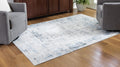 Emertonly Rugs Collection - Blue/White/Gray