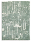 Cayworth Rugs Collection - Teal/White