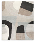 Edrickhill Rugs Collection - Grayish Teal/Taupe/Cream