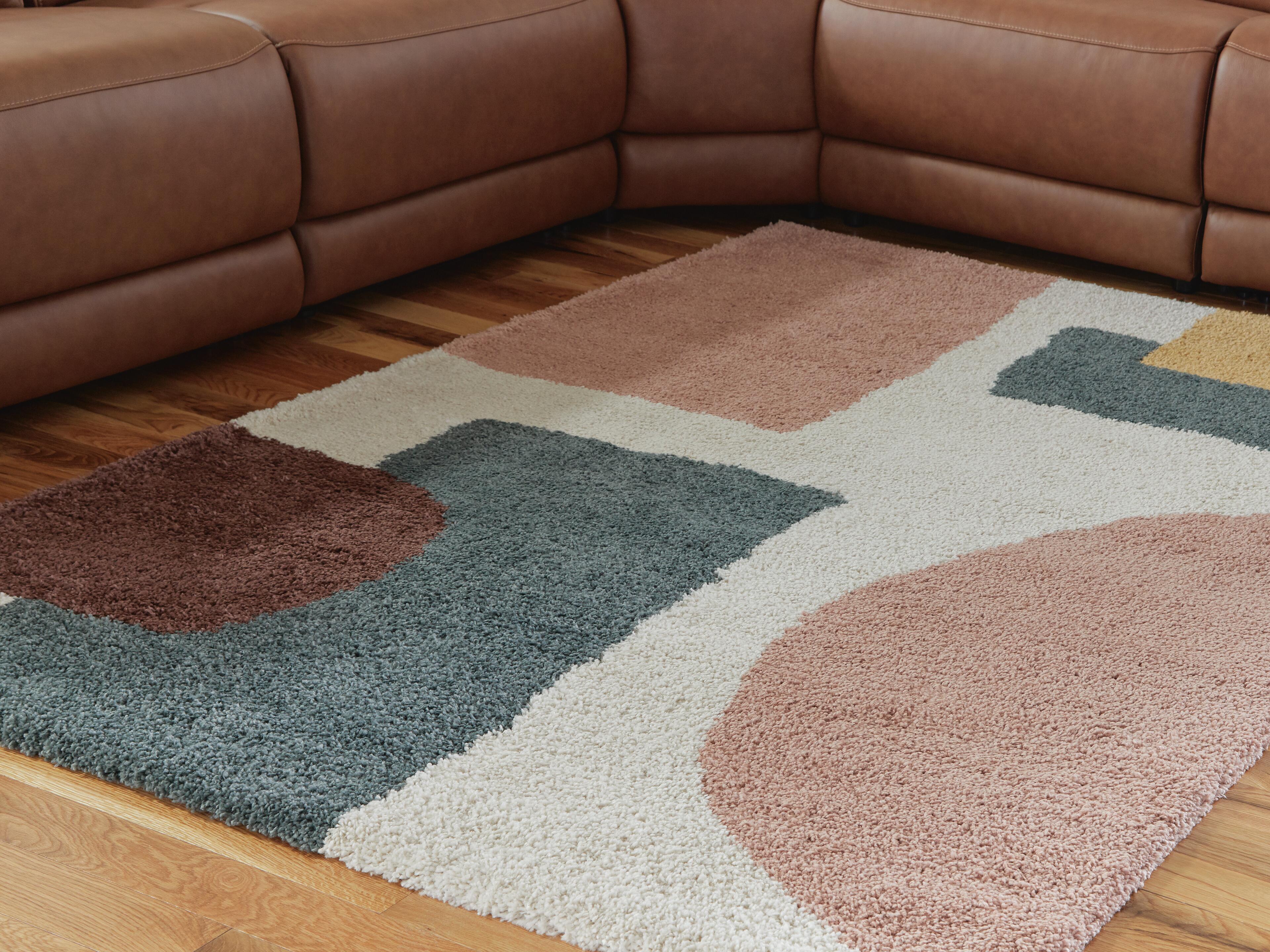 Flynnwick Rugs Collection - Cream/Pink/Gray
