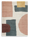 Flynnwick Rugs Collection - Cream/Pink/Gray