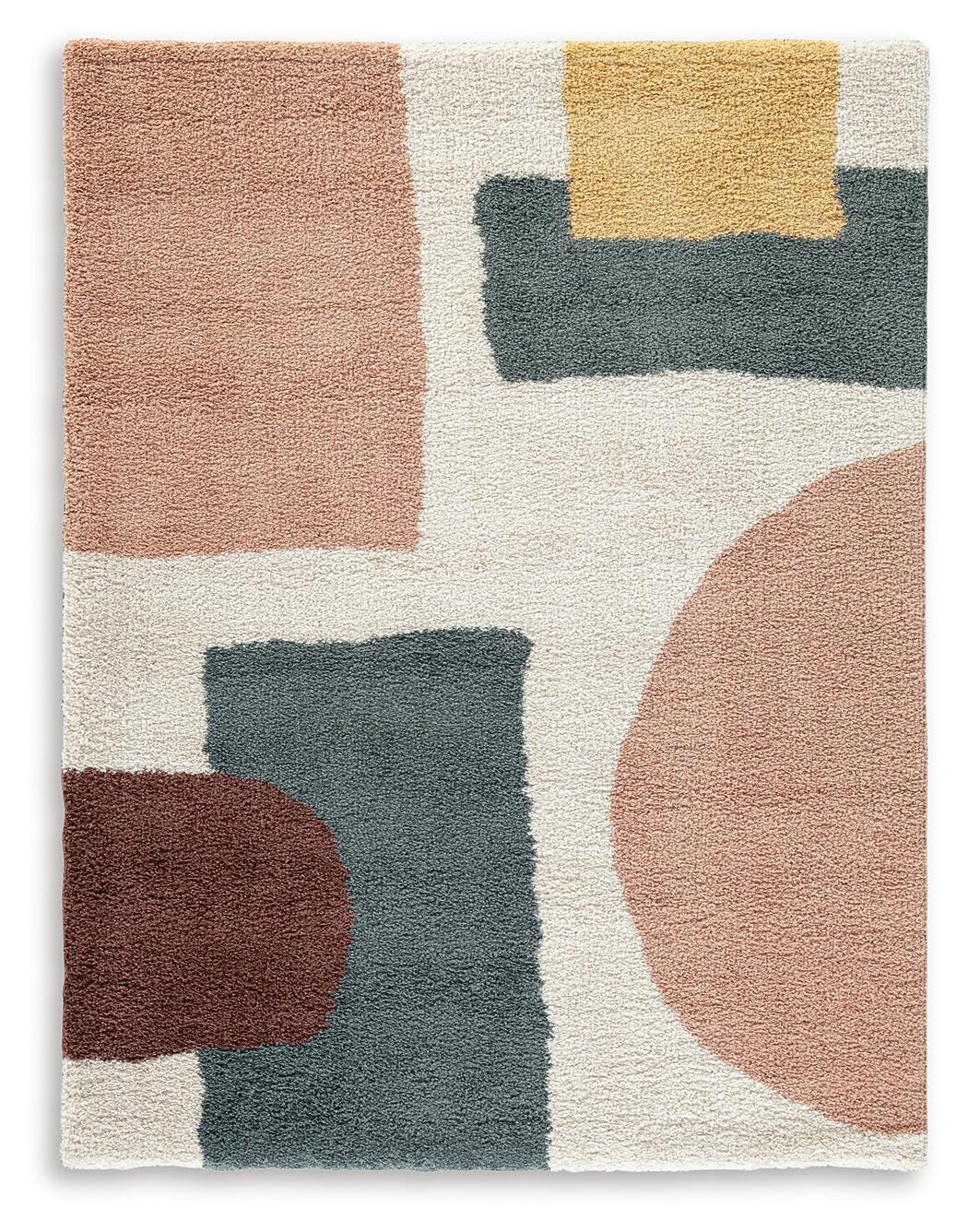 Flynnwick Rugs Collection - Cream/Pink/Gray