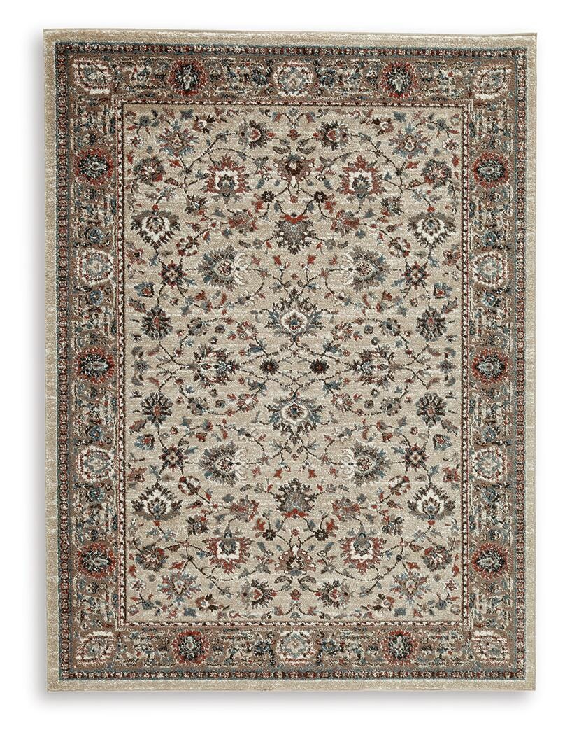 Beritham Rugs Collection - Blue/Brown/Beige